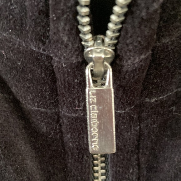 EUC Liz Claiborne • Cozy SOFT Velvet Lined Cotton Vest 2 Pockets Ladies Size PS - Picture 5 of 8